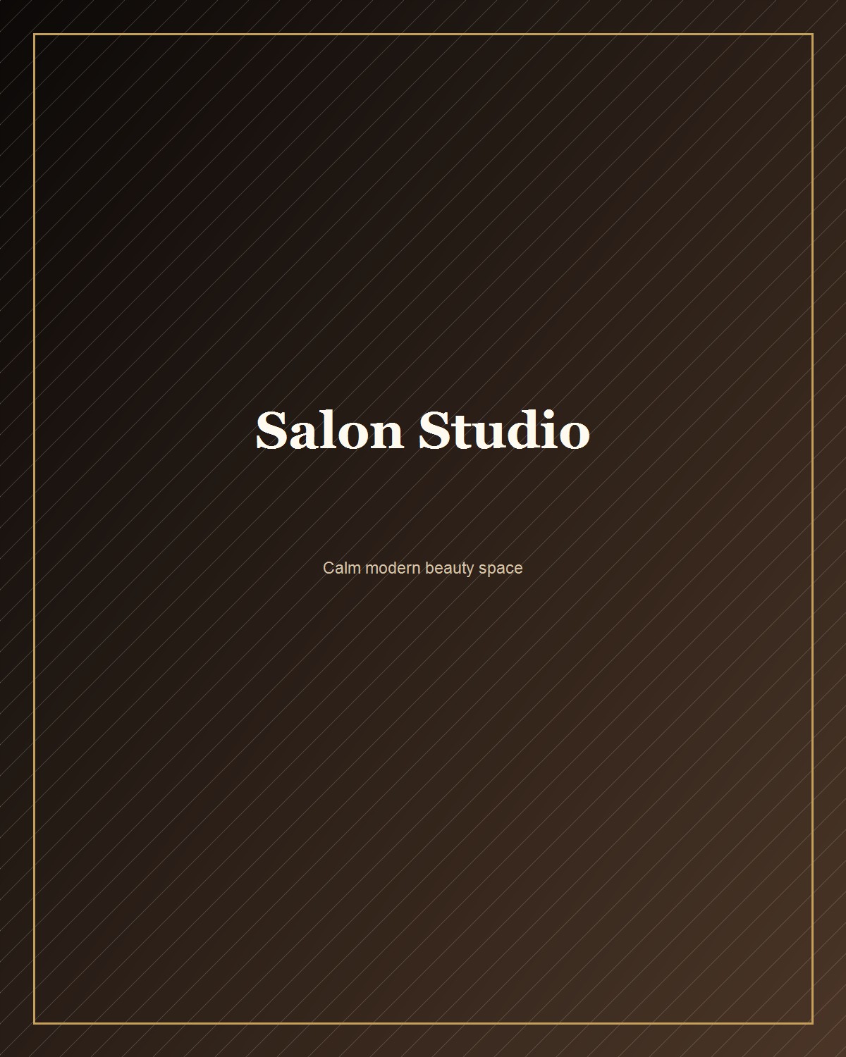 Elegant salon interior
